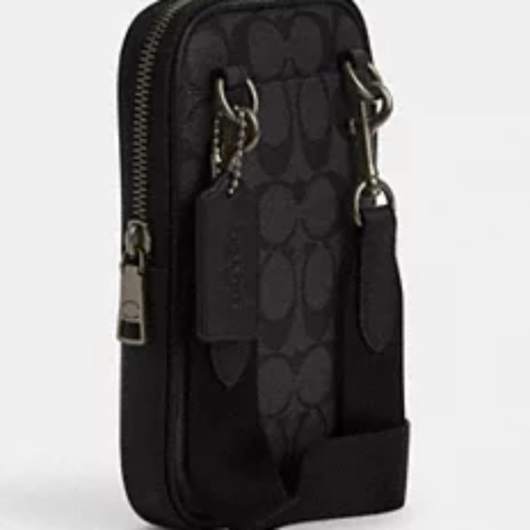 Coach  Crossbody In Signature Canvas NWT - Picture 4 of 5